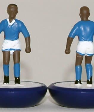 Rangers Glasgow - Team + 2 substitutes and spare keeper (SAME KIT OF THE RODDED KEEPER) in SUBBUTEO REPLICA GREEN BOX from the 70s