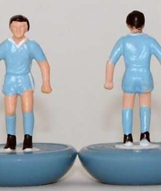 San Marino - Team + 2 substitutes and spare keeper (SAME KIT OF THE RODDED KEEPER) in SUBBUTEO REPLICA GREEN BOX from the 70s