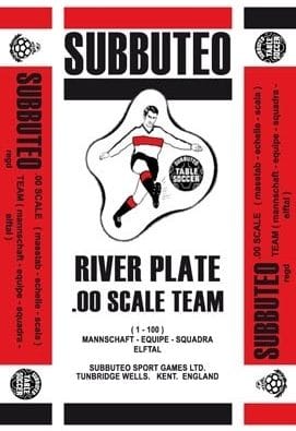 River Plate Vintage - With 10 slots and short keeper rod (for Subbuteo goalkeepers) tray