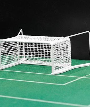 4 STARS metal goals - White netting