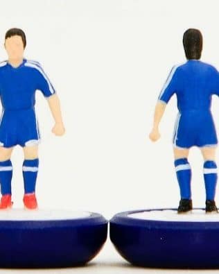 Bosnia away WORLD CUP 2014 - Team + 2 substitutes and spare keeper (SAME KIT OF THE RODDED KEEPER) in SUBBUTEO REPLICA GREEN BOX from the 70s