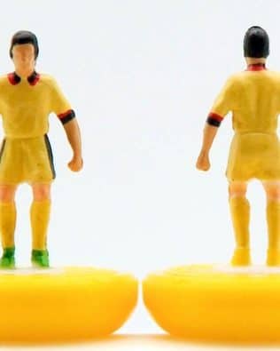 America 2016 - Team + 2 substitutes and spare keeper (SAME KIT OF THE RODDED KEEPER) in COLORED REPLICA SUBBUTEO BOX (on the cover name, figure and logo of the contained team)