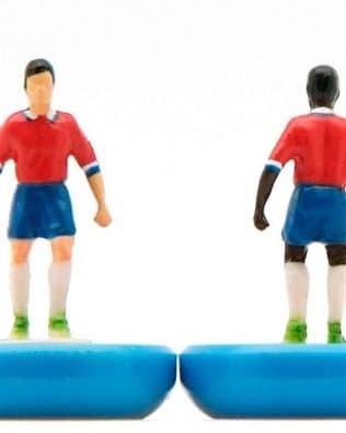 Costa Rica home COPAMERICA 2016 - Team + 2 substitutes and spare keeper (SAME KIT OF THE RODDED KEEPER) in Soccer3D BOX