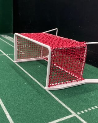 4 STARS metal goals - Red netting