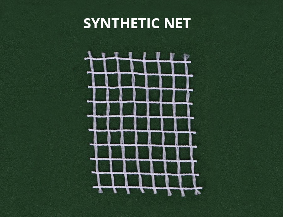 SYNTHETIC goals nets (pair)