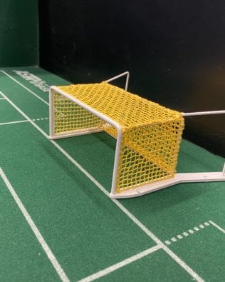 4 STARS metal goals - Yellow netting