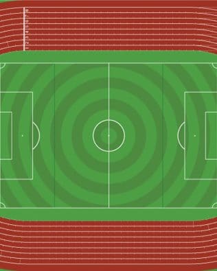 Athletics Track - Athletics track and CONCENTRIC CIRCLES playing pitch