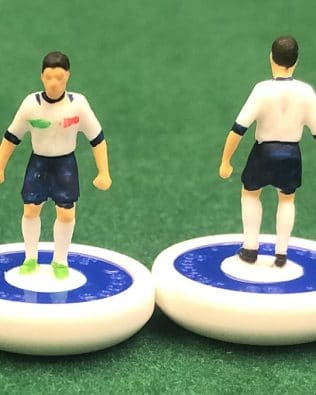 Italy away EURO 2021 - Team + 2 substitutes and spare keeper (SAME KIT OF THE RODDED KEEPER) in SUBBUTEO REPLICA GREEN BOX from the 70s