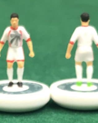 North Macedonia away EURO 2021 - Team + 2 substitutes and spare keeper (SAME KIT OF THE RODDED KEEPER) in Soccer3D BOX