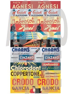 PIONEERS fence advertising stickers - Sheet 1