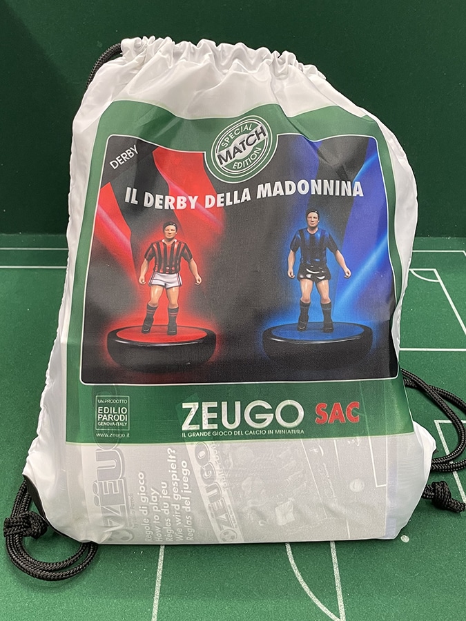 ZEUGO Sac “Derby of Milan” (travel game box FLAT BASES)