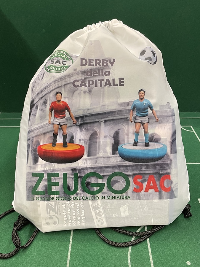ZEUGO Sac “Derby of Rome” (travel game box FLAT BASES)