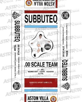 Aston Villa 1982 EUROPEAN CUP WINNER - With 24 slots tray