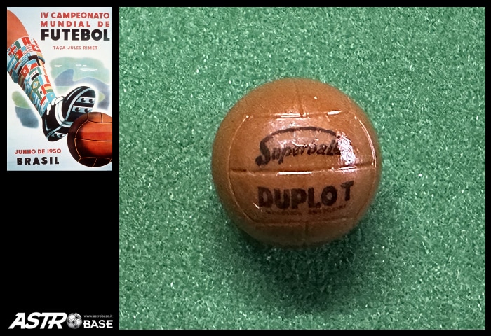 1950 BRAZIL SUPERBALL DUPLO T WORLD CUP BALL BRAZIL. BALL. ADIDAS