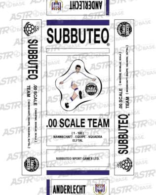 Anderlecht - With 10 slots tray and for short rodded Subbuteo original keepers
