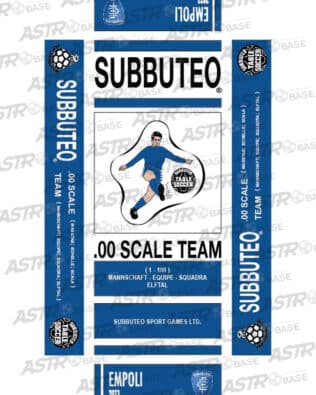 Empoli 2023 - With 10 slots tray and for short rodded Subbuteo original keepers