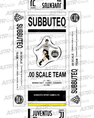 Juventus 2024 - With 10 slots tray and for short rodded Subbuteo original keepers