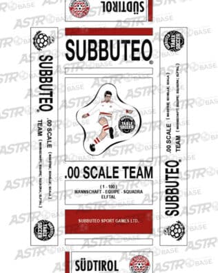 Südtirol 2024 - With 10 slots tray and for short rodded Subbuteo original keepers