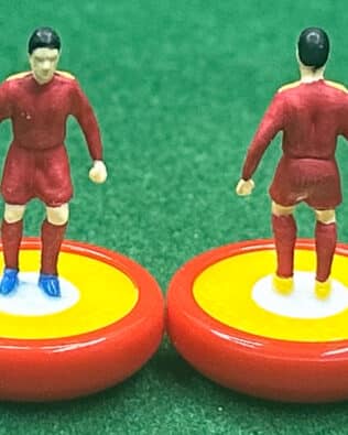 Roma home 2025 - Team in SUBBUTEO REPLICA GREEN BOX from the 70s