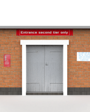 Turnstile big door - White