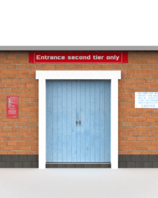 Turnstile big door - Blue