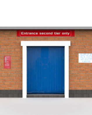 Turnstile big door - Dark Blue