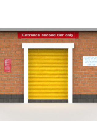 Turnstile big door - Yellow shutter