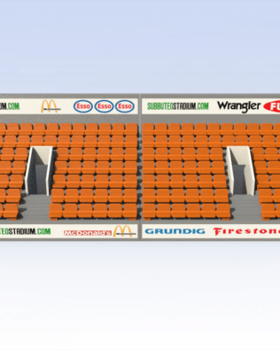 162 seats for Stand T3® - Orange