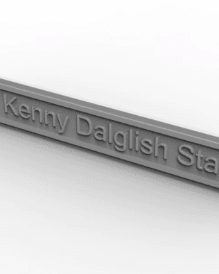 Name tag for your Subbuteo / Zeugo stand or stadium - Standard