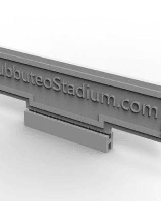 Name tag for your Subbuteo / Zeugo stand or stadium - XL