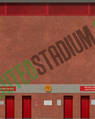 High detail Old Trafford Facades for Zeugo Stand - Old Trafford 3