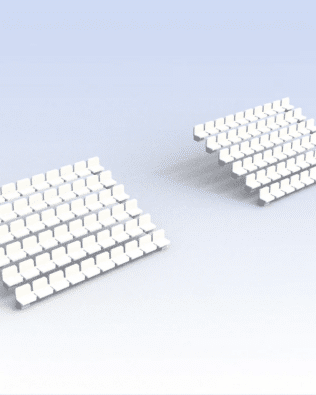 120 seats for Stand T5® - White