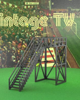 The vintage TV Tower - Black