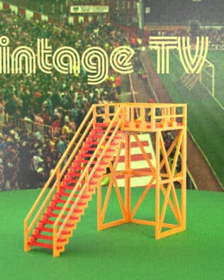 The vintage TV Tower - Orange