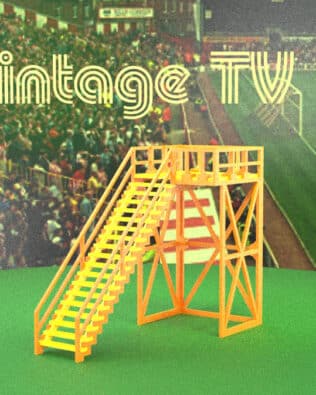 The vintage TV Tower - Yellow