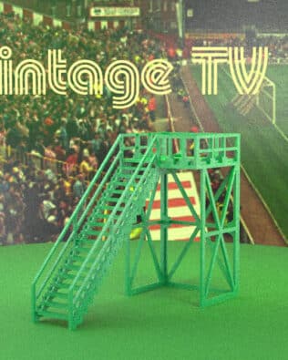 The vintage TV Tower - Green