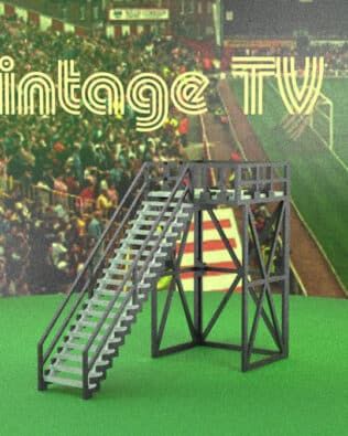 The vintage TV Tower - Metallic grey