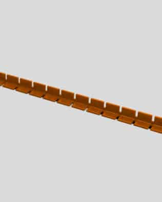Row of 12 seats for any stand - Orange