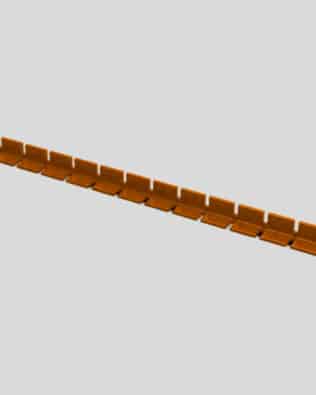 Row of 16 seats for any stand - Orange