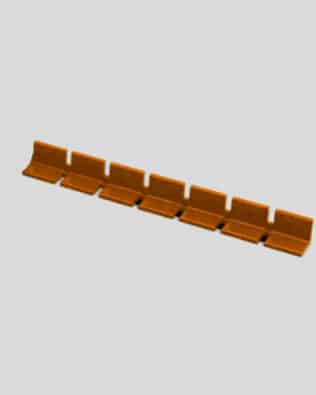 Row of 7 seats for any stand - Orange