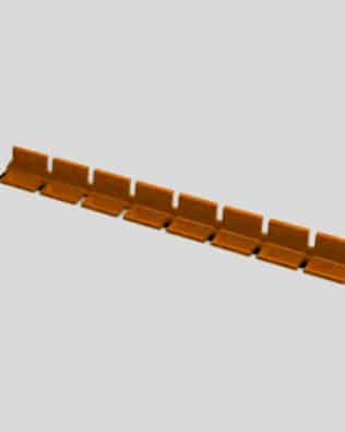 Row of 8 seats for any stand - Orange