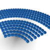 208 round seats for Subbuteo Corner Stand (Ref C143 and 61218). - Image 7
