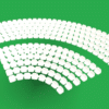 208 round seats for Subbuteo Corner Stand (Ref C143 and 61218). - Image 11