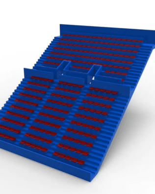276 backless seats for the Zeugo two-story stand. - Brown
