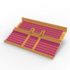 284 backless seats for the Vintage Subbuteo two-story Grandstand (Ref C141 / C142) - Image 14