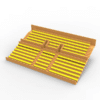 284 backless seats for the Vintage Subbuteo two-story Grandstand (Ref C141 / C142) - Image 9
