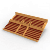 284 backless seats for the Vintage Subbuteo two-story Grandstand (Ref C141 / C142) - Image 11