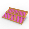 284 backless seats for the Vintage Subbuteo two-story Grandstand (Ref C141 / C142) - Image 13