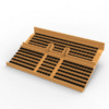 284 backless seats for the Vintage Subbuteo two-story Grandstand (Ref C141 / C142) - Image 15