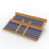 284 backless seats for the Vintage Subbuteo two-story Grandstand (Ref C141 / C142) - Image 2